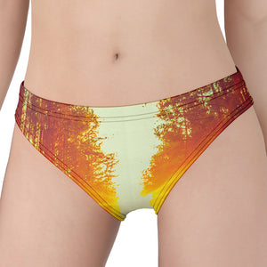 Sunrise Forest Print Women's Panties