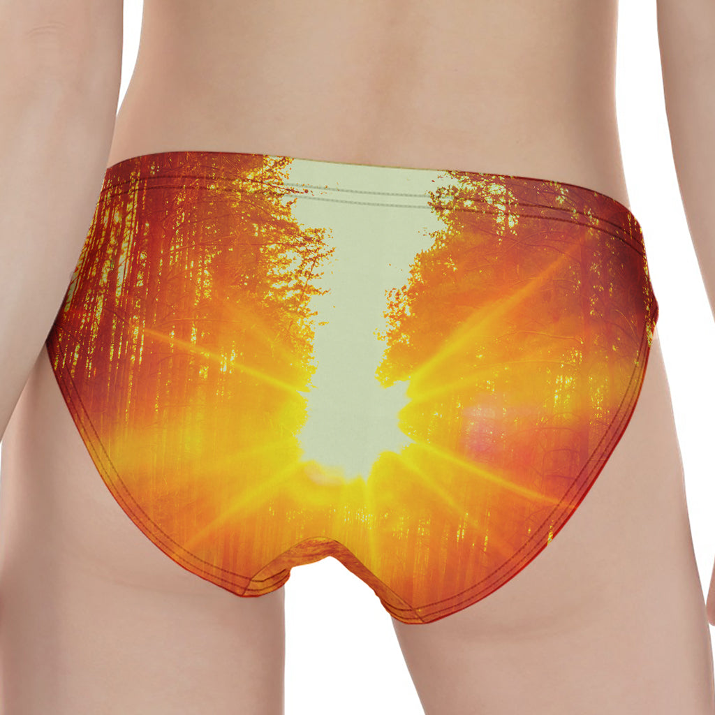 Sunrise Forest Print Women's Panties