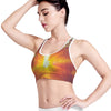 Sunrise Forest Print Women's Sports Bra