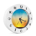 Sunrise Horizon Print Alarm Clock