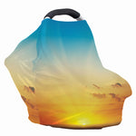Sunrise Horizon Print Baby Seat Cover