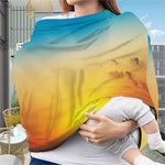 Sunrise Horizon Print Baby Seat Cover