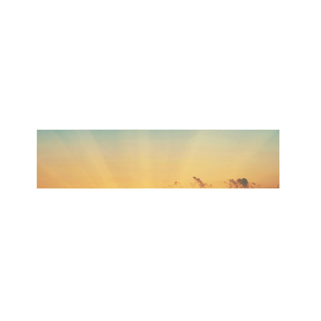 Sunrise Horizon Print Bed Runner