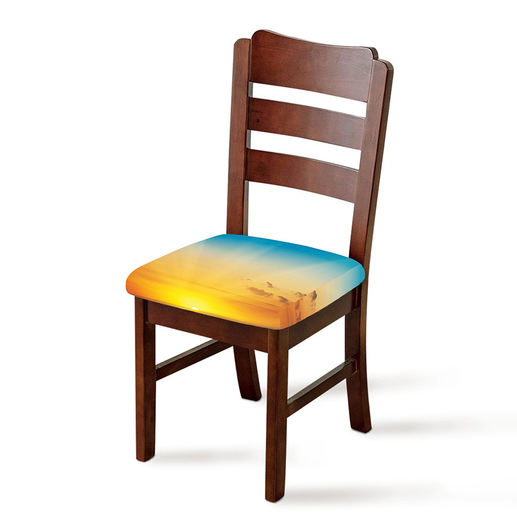 Sunrise Horizon Print Chair Cushion Cover