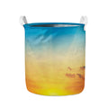 Sunrise Horizon Print Collapsible Laundry Basket