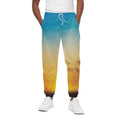 Sunrise Horizon Print Cotton Sweatpants