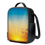 Sunrise Horizon Print Crossbody Lunch Bag