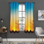 Sunrise Horizon Print Curtain