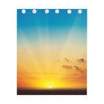 Sunrise Horizon Print Curtain
