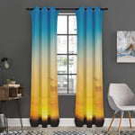 Sunrise Horizon Print Curtain