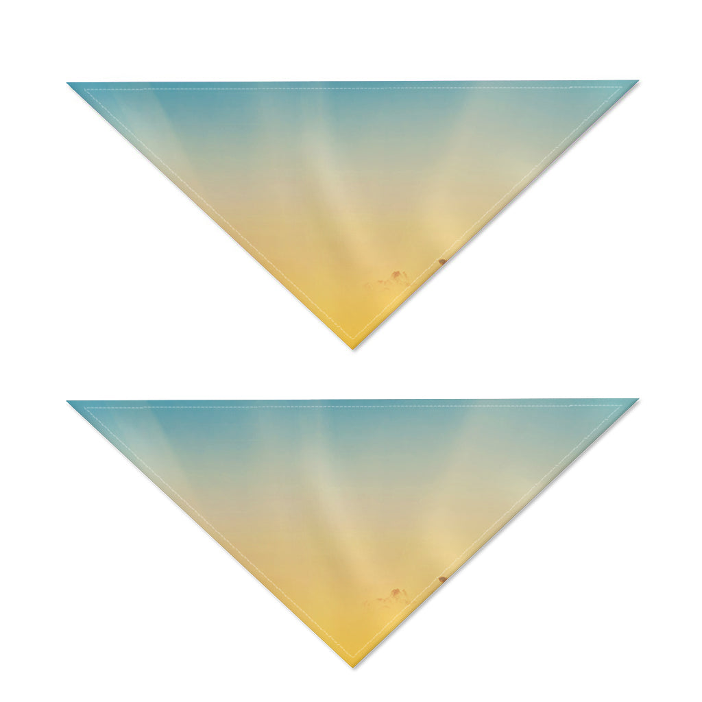 Sunrise Horizon Print Dog Bandana