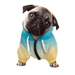 Sunrise Horizon Print Dog Zip Up Hoodie