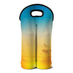 Sunrise Horizon Print Double Neoprene Wine Tote
