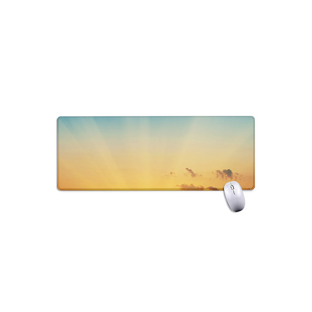 Sunrise Horizon Print Extended Mouse Pad
