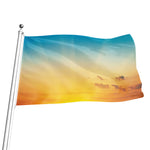 Sunrise Horizon Print Flag