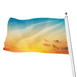 Sunrise Horizon Print Flag