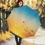 Sunrise Horizon Print Foldable Umbrella