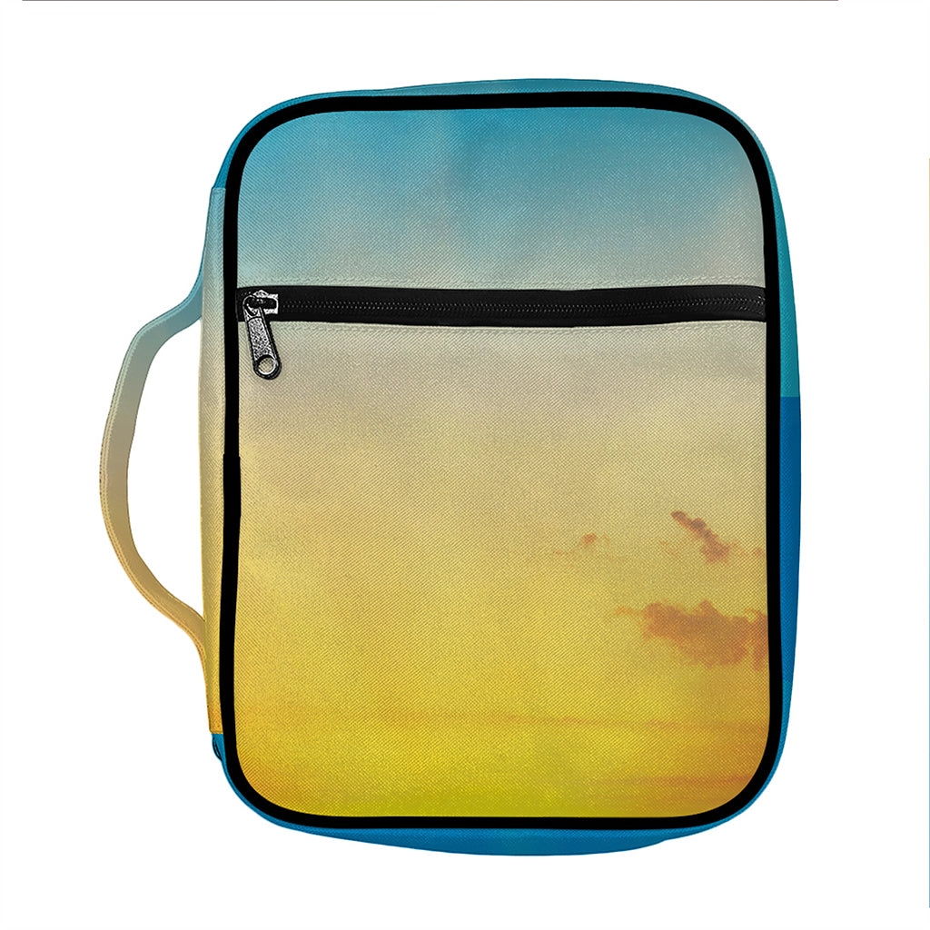 Sunrise Horizon Print Front Pocket Bible Bag