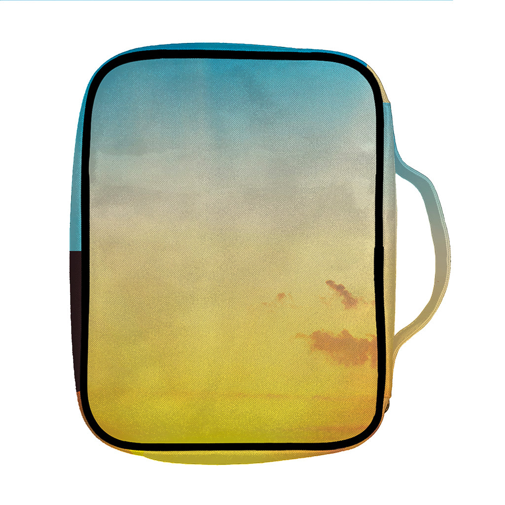 Sunrise Horizon Print Front Pocket Bible Bag