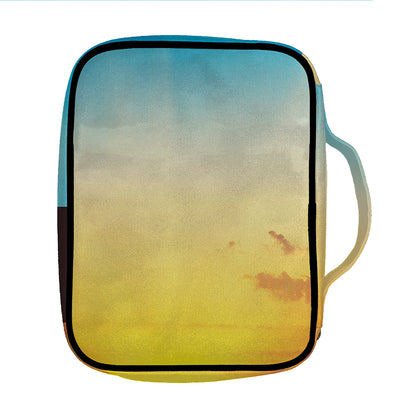 Sunrise Horizon Print Front Pocket Bible Bag