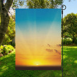 Sunrise Horizon Print Garden Flag
