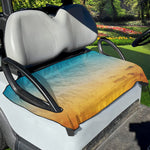 Sunrise Horizon Print Golf Cart Seat Cover