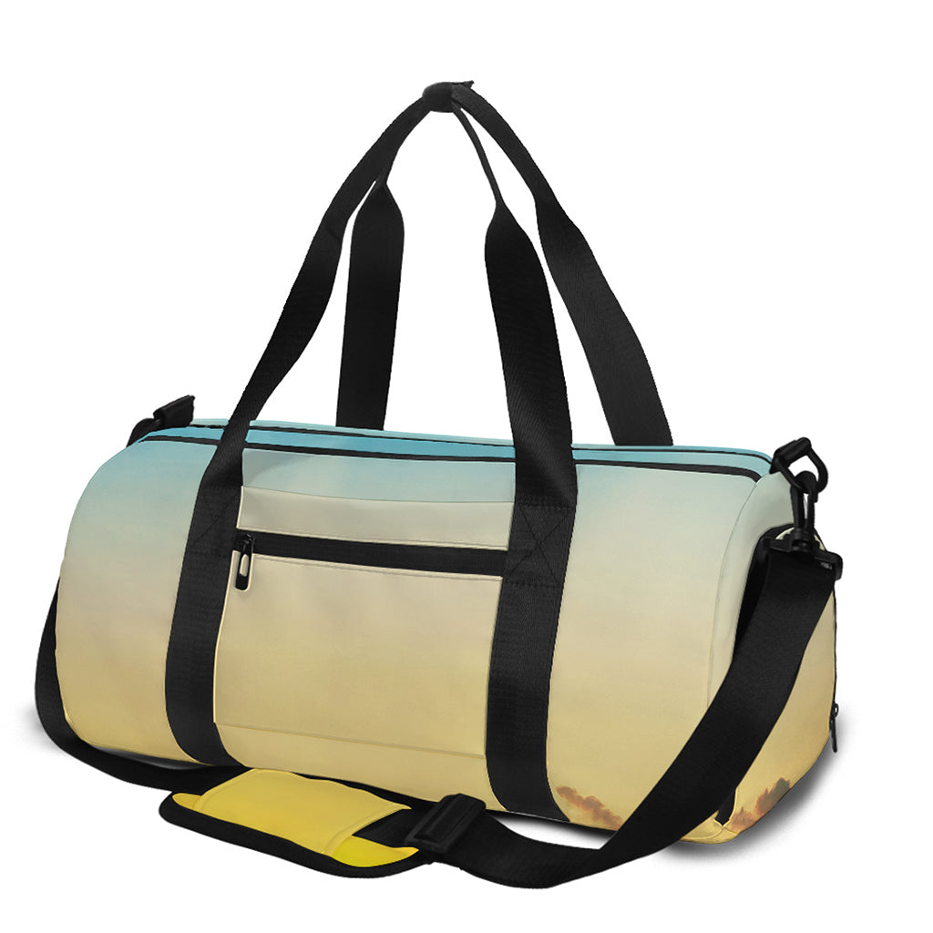 Sunrise Horizon Print Gym Bag