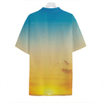 Sunrise Horizon Print Hawaiian Shirt