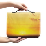 Sunrise Horizon Print Leather Bible Cover