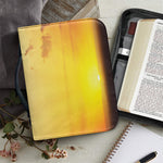 Sunrise Horizon Print Leather Bible Cover