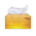 Sunrise Horizon Print Leather Tissue Box Cover