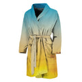 Sunrise Horizon Print Men's Bathrobe