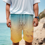 Sunrise Horizon Print Men's Cargo Shorts