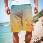 Sunrise Horizon Print Men's Cargo Shorts