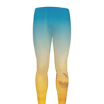 Sunrise Horizon Print Men's leggings