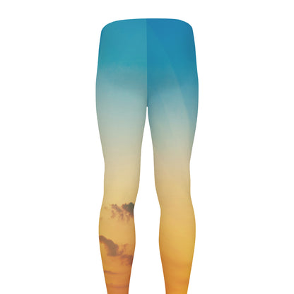 Sunrise Horizon Print Men's leggings