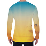 Sunrise Horizon Print Men's Long Sleeve T-Shirt