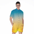 Sunrise Horizon Print Men's Romper
