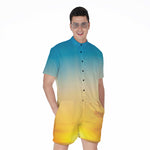 Sunrise Horizon Print Men's Rompers