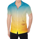 Sunrise Horizon Print Men's Shirt