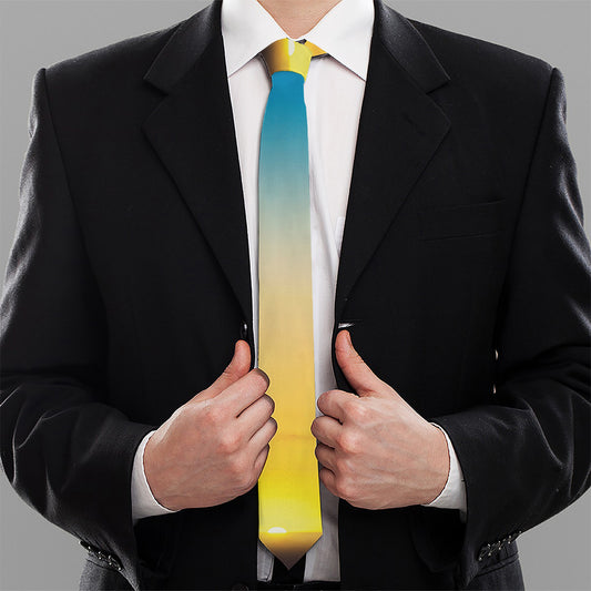 Sunrise Horizon Print Necktie
