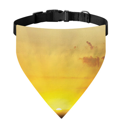 Sunrise Horizon Print Over The Collar Dog Bandana