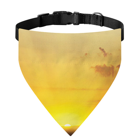 Sunrise Horizon Print Over The Collar Dog Bandana