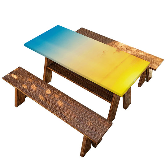 Sunrise Horizon Print Picnic Table Cover