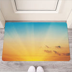 Sunrise Horizon Print Rubber Doormat