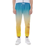 Sunrise Horizon Print Scuba Joggers