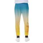 Sunrise Horizon Print Scuba Joggers