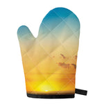 Sunrise Horizon Print Single Oven Mitt