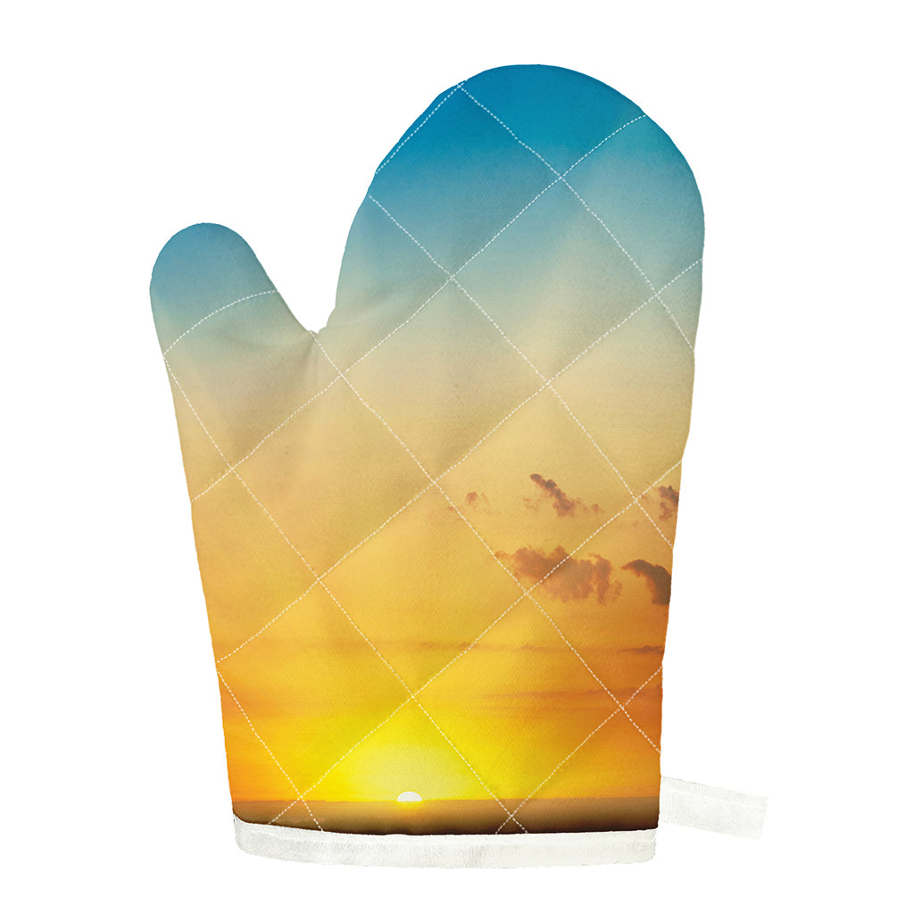 Sunrise Horizon Print Single Oven Mitt