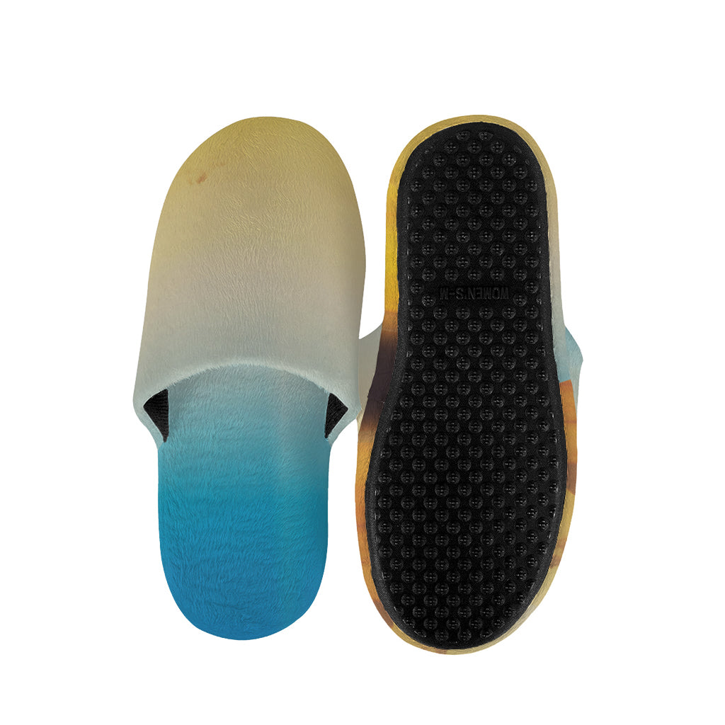 Sunrise Horizon Print Slippers